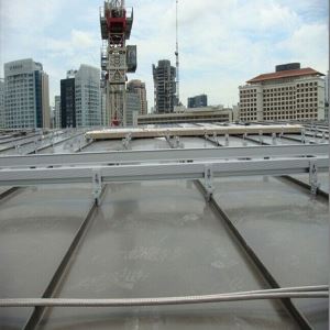 Päikesepatareid alalisele õmblusniidile | Päikesepaneelide paigalduskonksude süsteem | Ühepikk alumiiniumist päikesepaneelide paigaldus süsteem