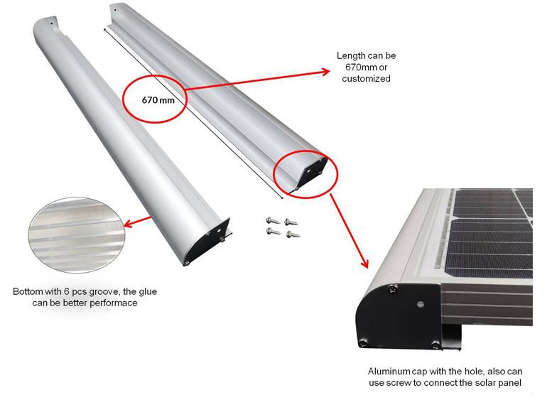Length of Rv Solar Panel Mounting Rails