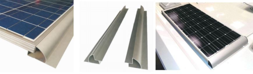 Rv Solar Panel Mounting Rails Real Scene