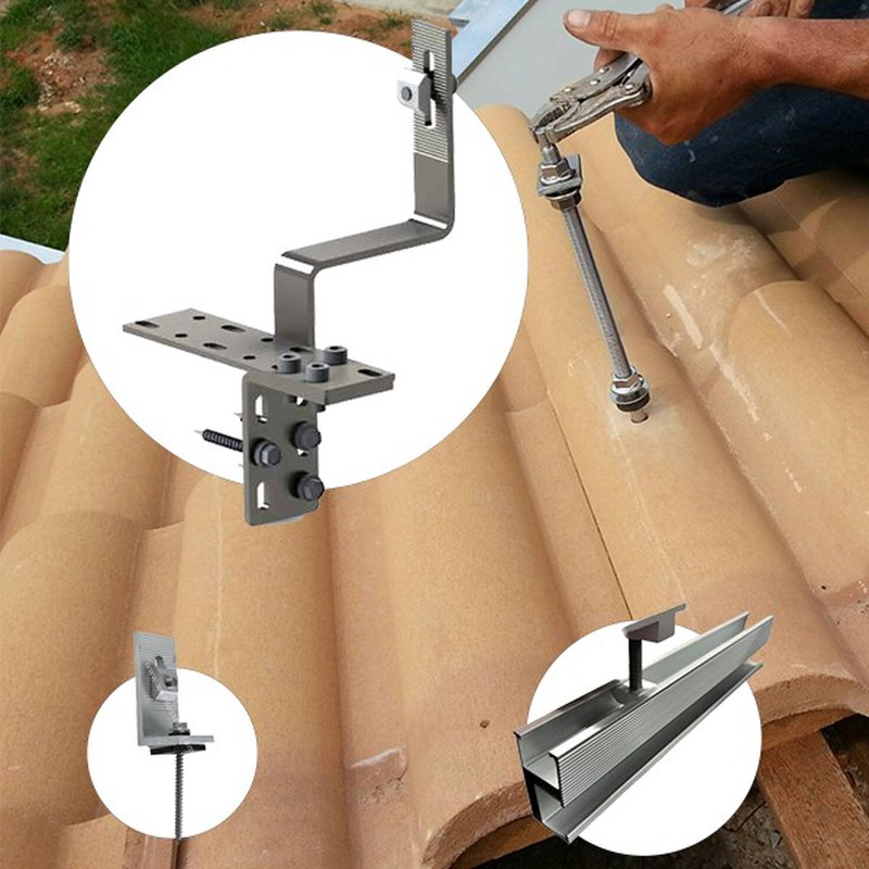 Rooftop Solar Rail Kit Real Usage Scene_02 Rooftop Solar Rail Kit Real Usage Scene_02