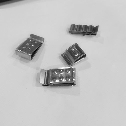 Aluminum Cable Clip For Solar Roof Mounting