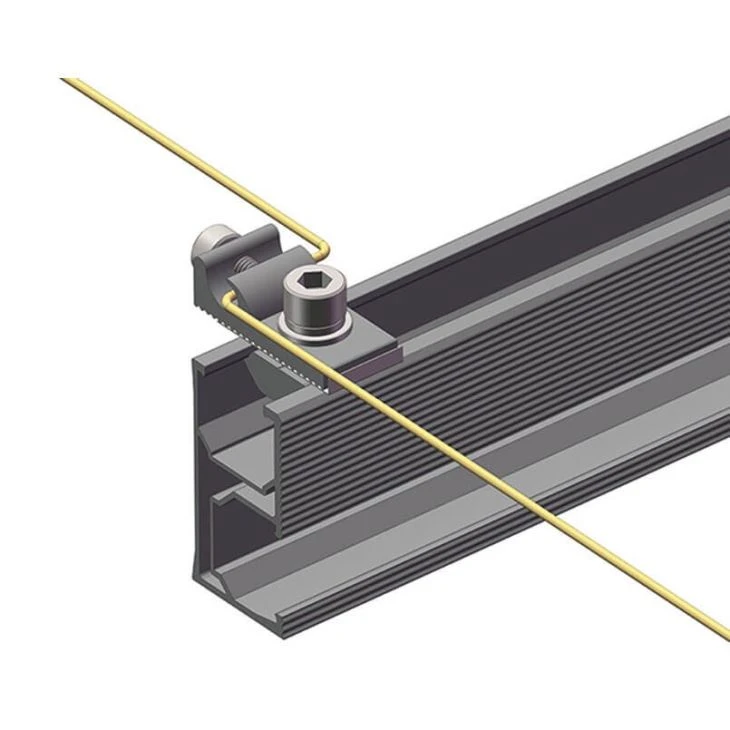 Alumiinium Solar PV lihvima kõrv Earthing süsteem
