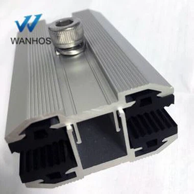 Alumiiniumist raamita keskklambrid kinnitamiseks