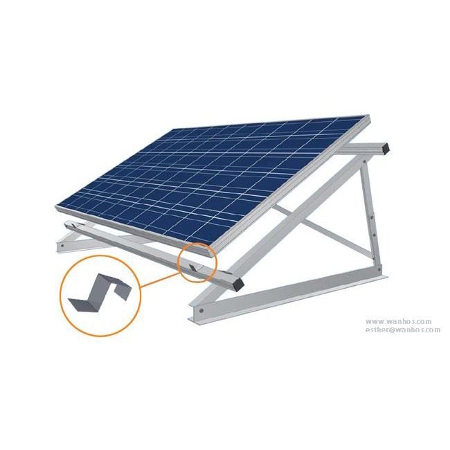 Solar Roof Stand Adjustable Triangle FLat Roof Mounting Brackets