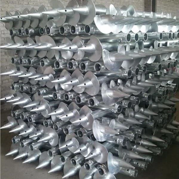 Ground Screw Anchors Solar Real Scene