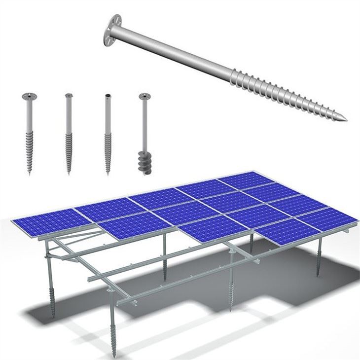 Ground Screw Solar Racking 3D Map