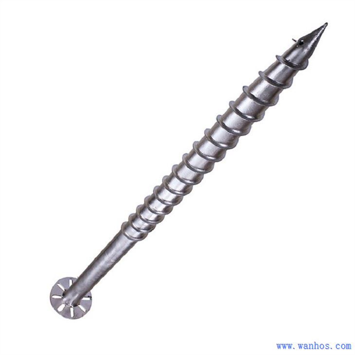 orange screw ground anchors