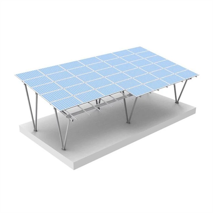 Parking Lot Solar Structures 3D Map